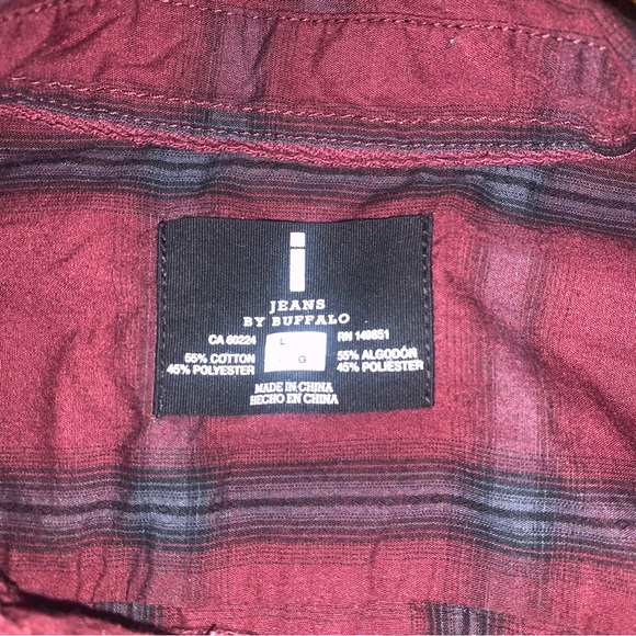 Mens Short Sleeve Button-down Size L - Picture 5 of 5